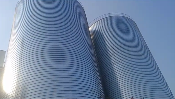 东昌府2座混凝土高架卷板仓